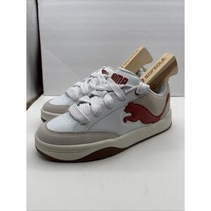 NEW Women's Size 8.5 - Puma Park Lifestyle SD White/Pink Fat Laces